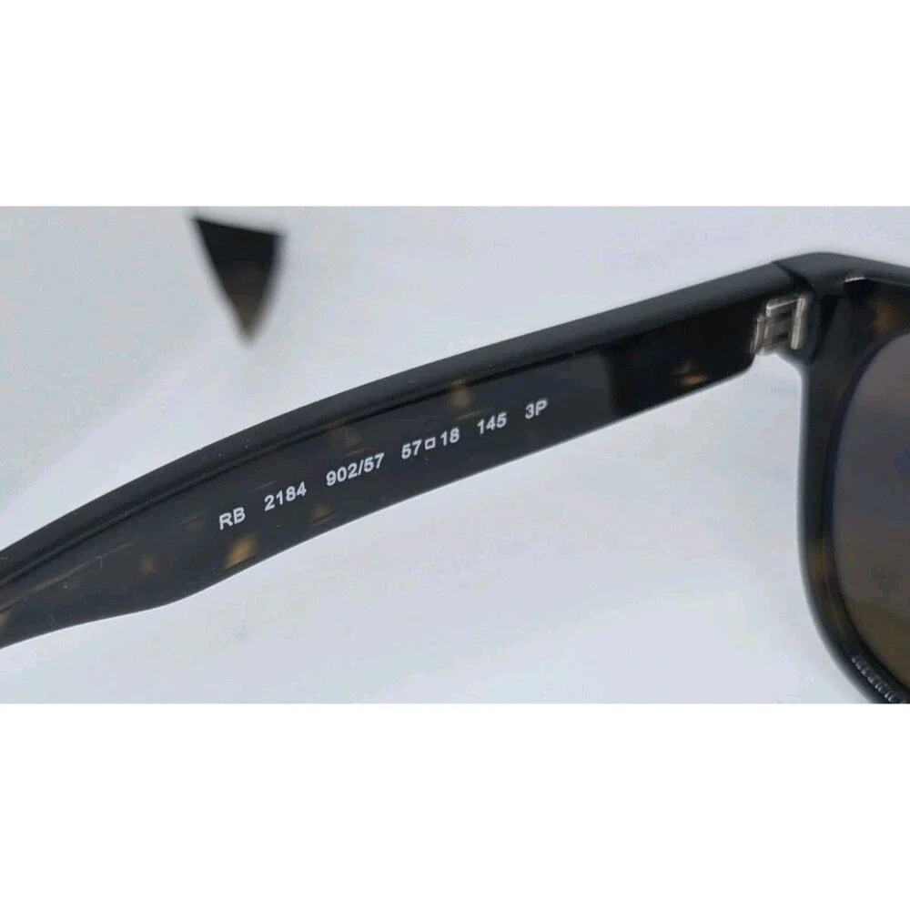 Genuine Ray-Ban RB2184 902/57 57[]18 145 Tortoise Shell Havana Sunglasses